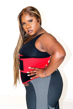Load image into Gallery viewer, Red And Black Waist Trainer