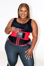 Load image into Gallery viewer, Red And Black Waist Trainer