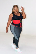 Load image into Gallery viewer, Red And Black Waist Trainer