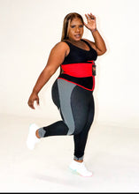Load image into Gallery viewer, Red And Black Waist Trainer